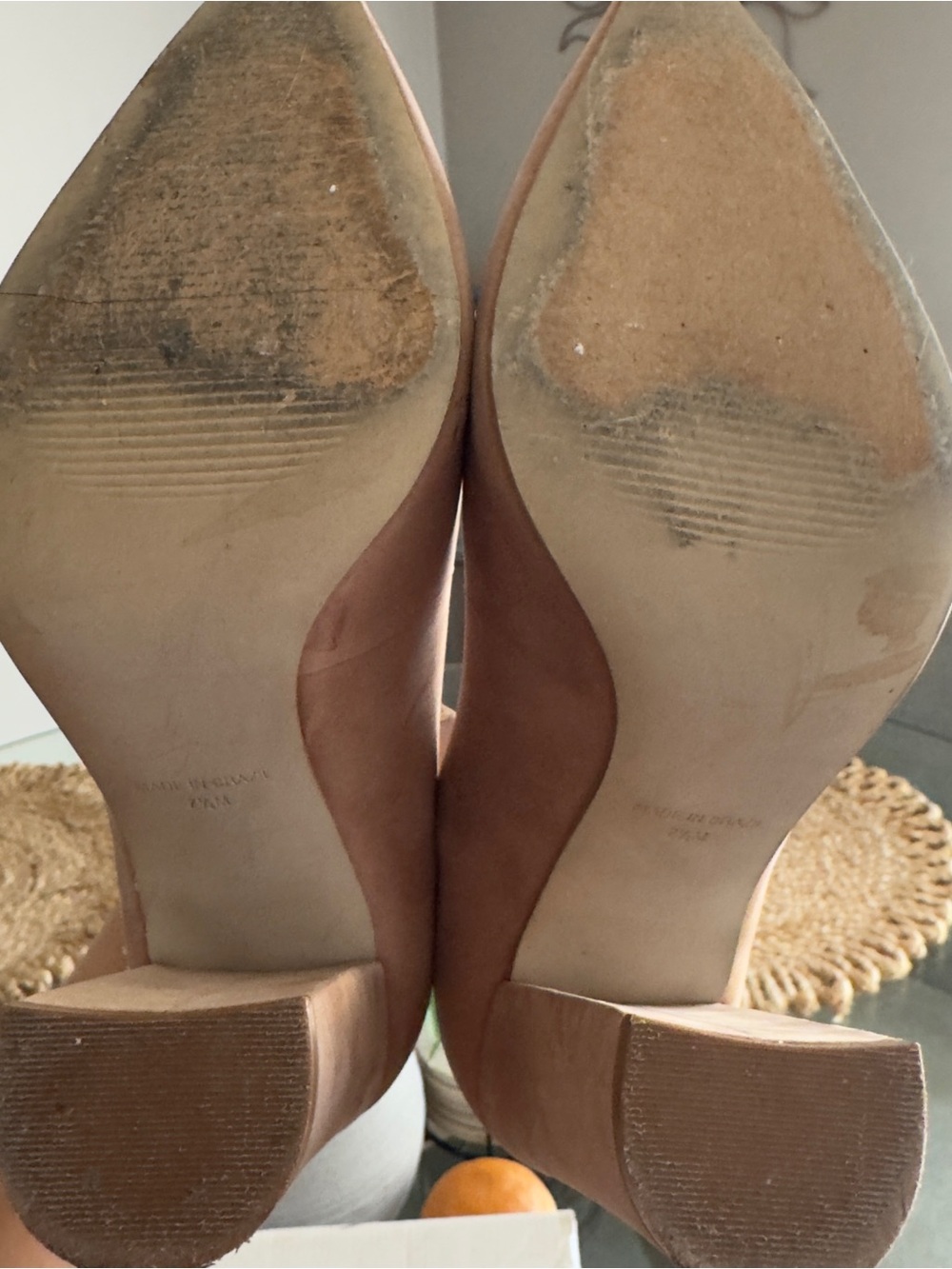 Steve Madden prance Women's Nude Pointed-Toe Pumps 7.5 - Picture 7 of 7